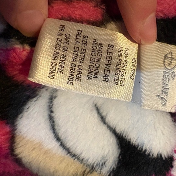 Disney Minnie Mouse Pajama Pants Plush Sleepwear Lounge Extra Large XL - Picture 2 of 4